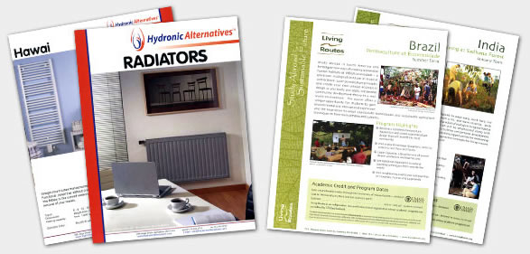 Custom brochure printing by Class A Graphics
